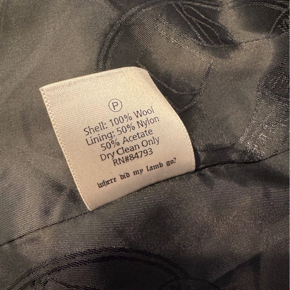 Vtg L.A.M.B. by Gwen Stefani Y2K Tartan Plaid Wool Blazer Size 4 - Picture 10 of 10